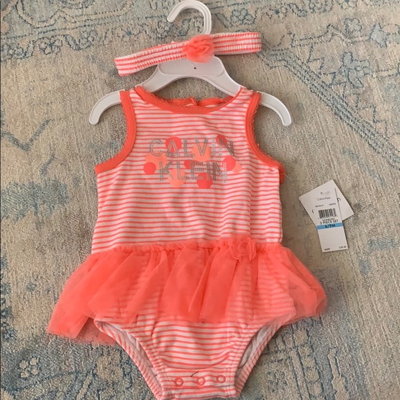 calvin klein baby girl onesies